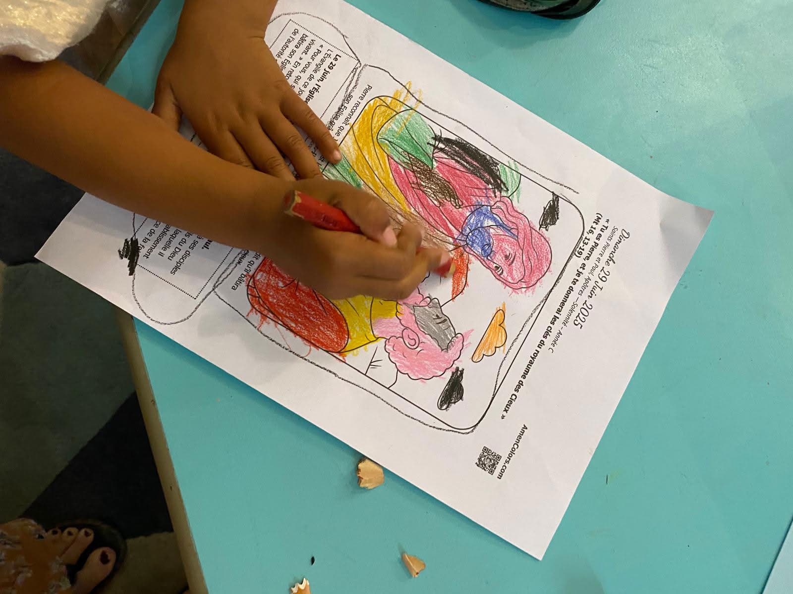 Résultat du coloriage